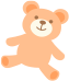 ぬいぐるみのイラスト