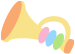 ラッパのイラスト